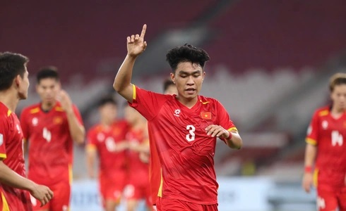 Ảnh minh họa cho bài viết về U23 Việt Nam 2-1 U23 Campuchia: Kép phụ toả sáng; Nỗi lo phung phí