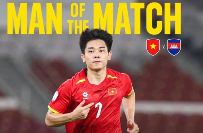 Đình Bắc gây ấn tượng mạnh khi U23 Việt Nam hạ U23 Campuchia