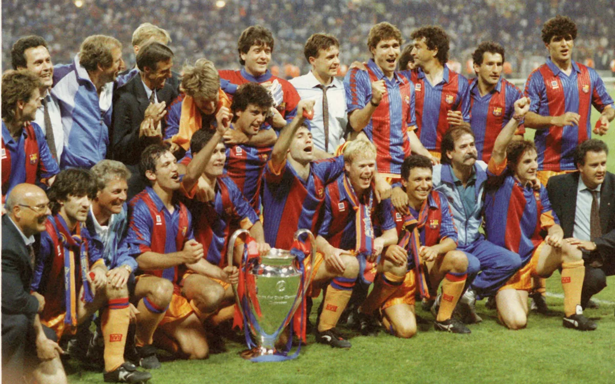 Barca lần đầu nâng cao chiếc cup C1 dưới thời "Thánh Johan"