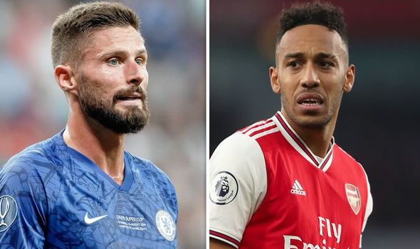 Đội hình 11 ngôi sao từng khoác áo Arsenal và Chelsea: "Song sát" Giroud - Aubameyang
