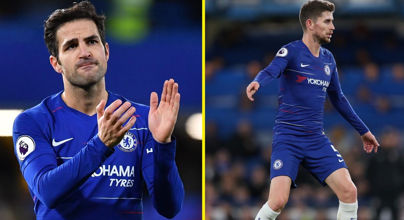 Cesc Fabregas và Jorginho đều là những mẫu tiền vệ đậm chất kỹ thuật. 