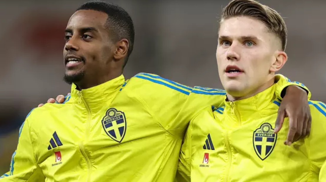 Alexander Isak và Viktor Gyokeres là cặp tiền đạo được đánh giá cao của tuyển Thụy Điển.