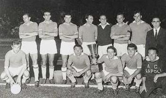 Napoli giành chức vô địch Coppa Italia năm 1962.