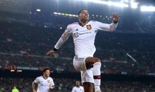 Ảnh minh họa cho bài viết về Rashford đã từng thể hiện ra sao khi chạm mặt Barca?