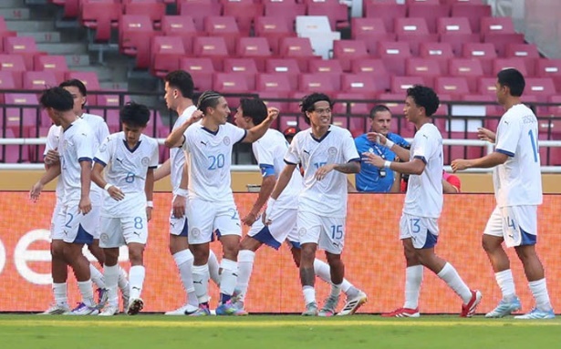 U23 Philippines bất ngờ vươn lên dẫn trước.