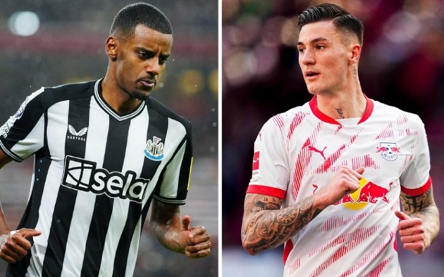 Newcastle nhắm Sesko thay Isak