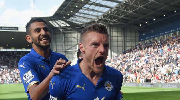 Mahrez và Vardy mang lại kỳ tích cho Leicester.