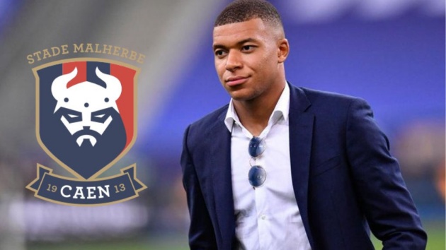 Caen đối mặt với khó khăn kể từ khi Mbappe mua lại cổ phần CLB.
