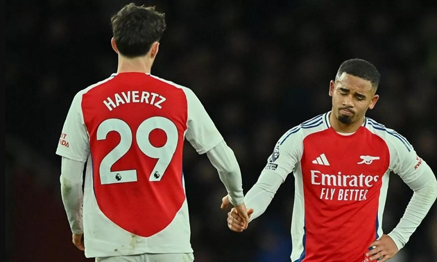 Arsenal không thể tiếp tục tin tưởng Kai Havertz và Gabriel Jesus.