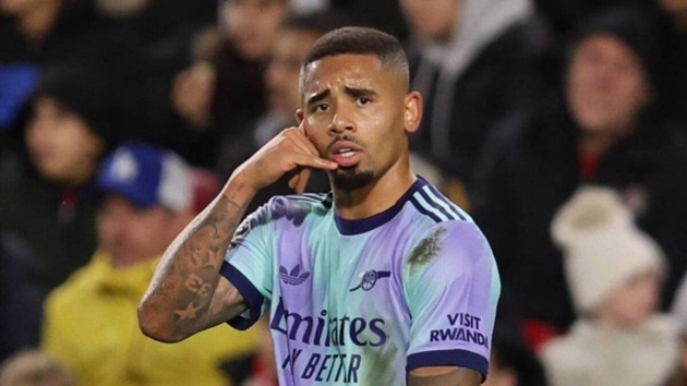 Jesus vẫn là quân bài cần thiết khi Arsenal đá nhiều mặt trận.