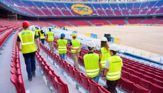 Barcelona kiểm tra hệ thống vận hành sân Camp Nou, đón CĐV vào tháng 9