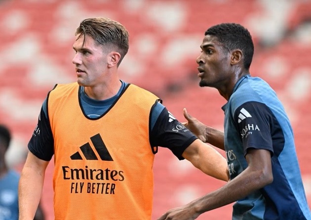 Buổi tập Arsenal: Gyokeres, Mosquera xuất hiện, Timber tái xuất
