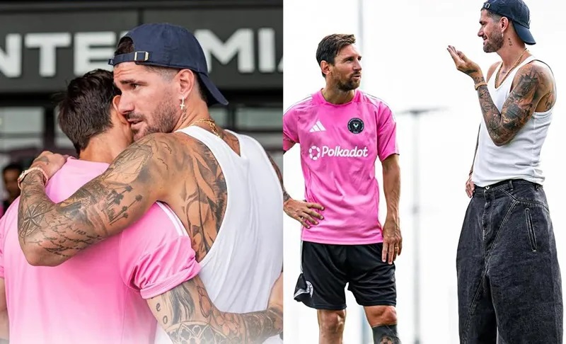 De Paul thi đấu cùng Messi ở cấp độ CLB.