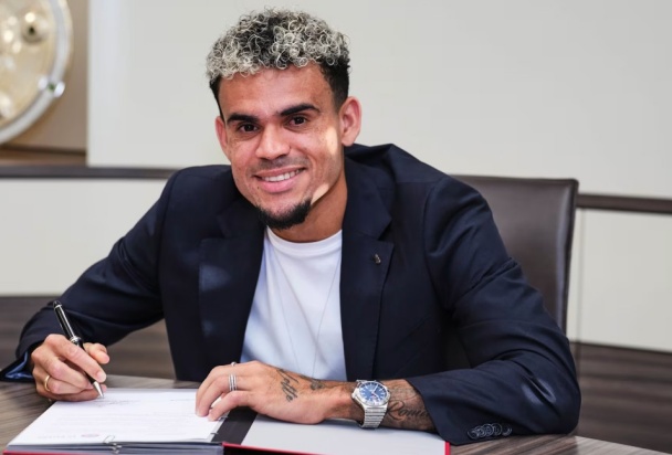 Ảnh minh họa cho bài viết về CHÍNH THỨC! Bayern chiêu mộ Luis Diaz từ Liverpool