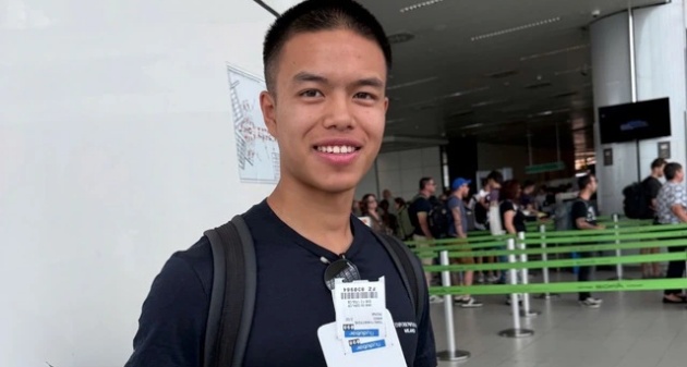 Đỗ Nguyễn Thành Chung đã có mặt ở Việt Nam
