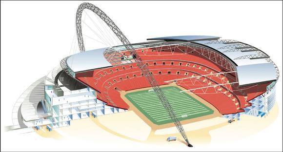 Kiến trúc tổng thể của Wembley