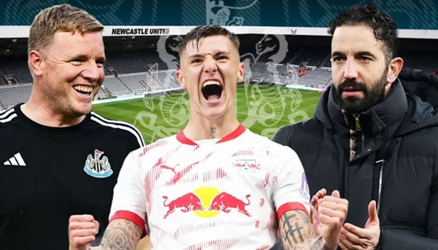 MU cạnh tranh quyết liệt với Newcastle thương vụ Benjamin Sesko.