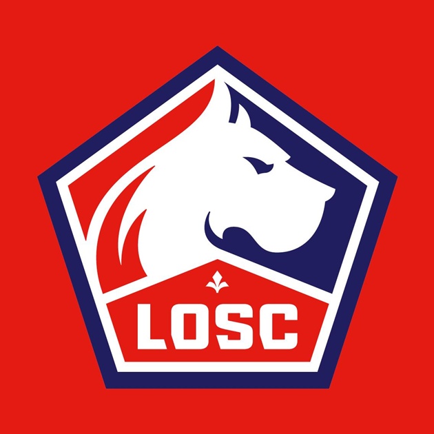 Huy hiệu của LOSC Lille ở thời điểm hiện tại (8/2025).