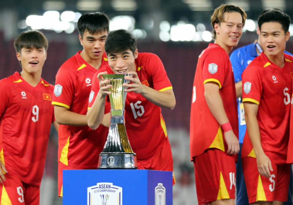 Nhiều gương mặt ở đội U23 Việt Nam có tiềm năng phát triển lớn. Ảnh: VFF.