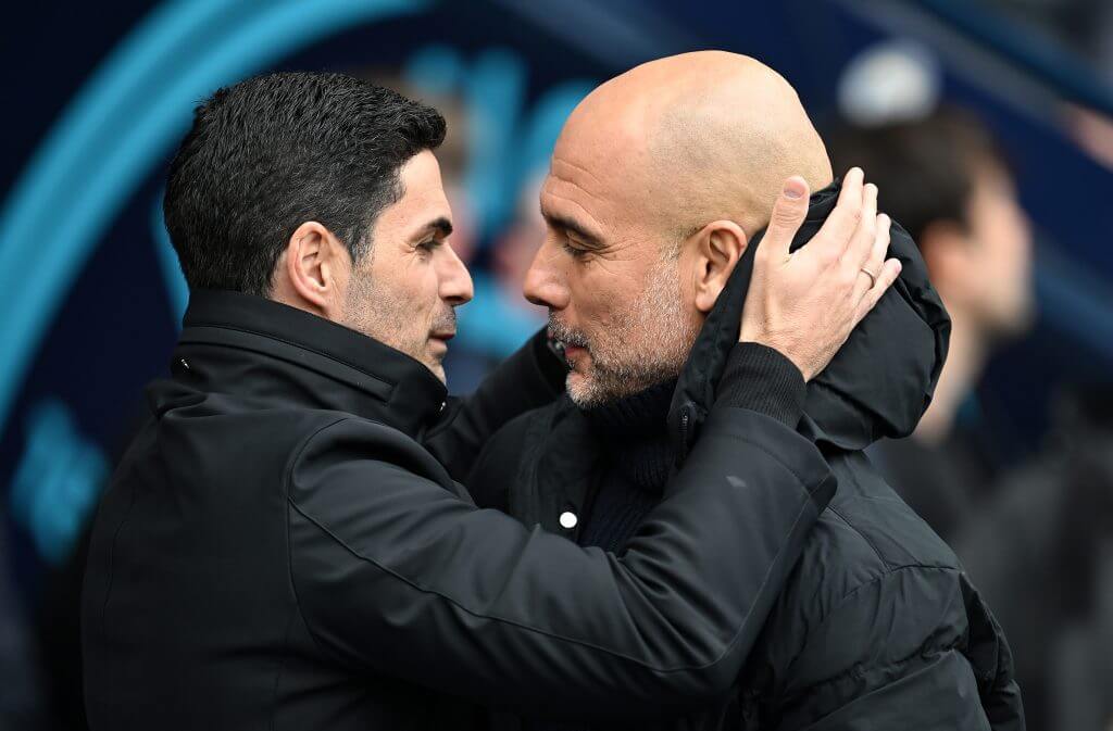 Mikel Arteta và Pep Guardiola luôn tính toán mọi phương án chiến thuật mang lại hiệu quả nhất.