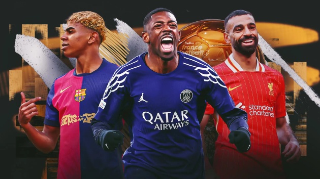 Ảnh bài viết Ai xứng đáng giành Quả bóng vàng 2025: Salah, Dembele hay Yamal?