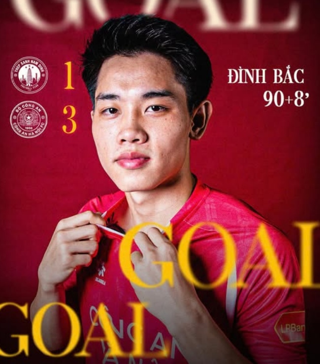Đình Bắc ghi bàn thứ 3 cho CAHN.