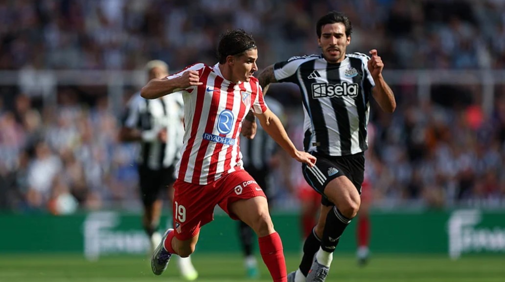 Ảnh bài viết Isak vắng mặt, Newcastle gục ngã trước Atletico Madrid