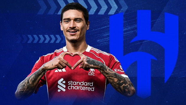 Ảnh bài viết Nunez rời Liverpool sang Al-Hilal, thương vụ bán lớn thứ 6 lịch sử CLB