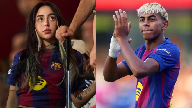 Nicki Nicole thu hút sự chú ý với áo đấu Lamine Yamal tại Joan Gamper Trophy.