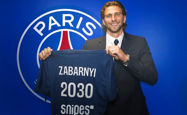 Zabarnyi là tân binh của PSG