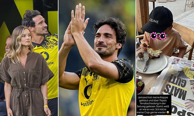 Hummels tay trong tay cùng người tình mới, không mời con trai dự trận tri ân Dortmund.