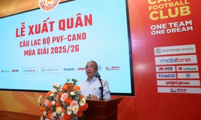 CLB PVF-CAND làm lễ xuất quân.