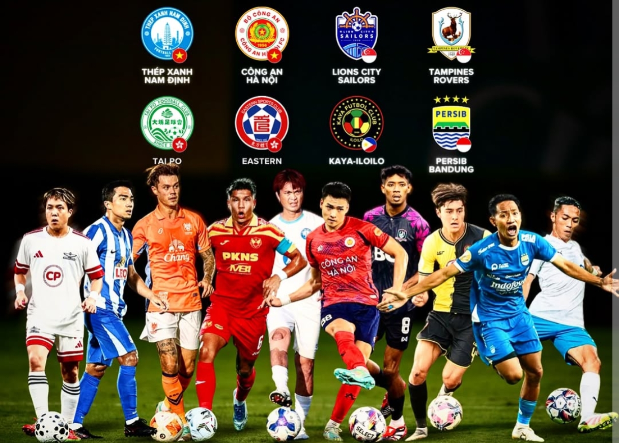 Nam Định và CAHN là hai đại diện của Việt Nam tranh tài ở AFC Champions League Two.