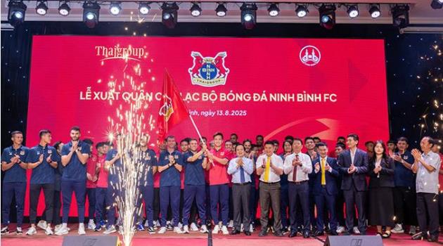 Ninh Bình đặt mục tiêu cao khi vừa thăng hạng V.League.