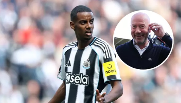 Ảnh bài viết Alan Shearer mỉa mai Isak trong trận Liverpool - Bournemouth