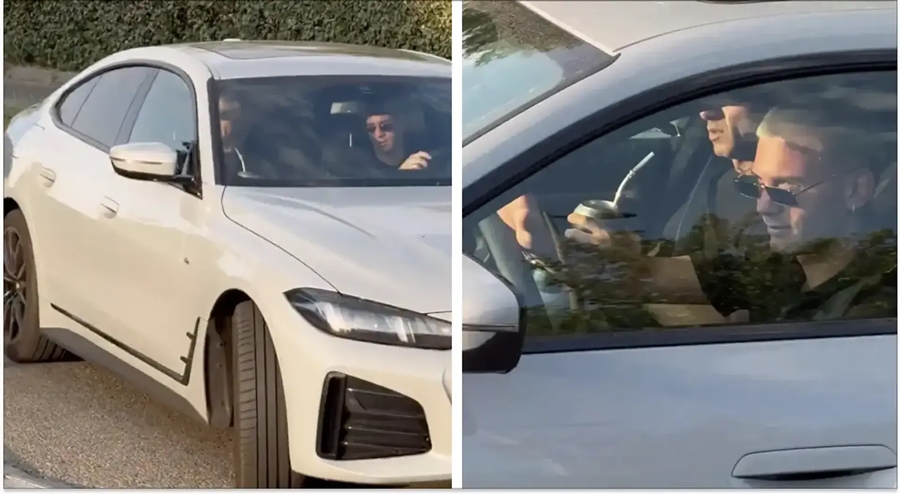 Franco Mastantuono lái xe đến sân tập Real Madrid chỉ 1 ngày sau sinh nhật 18 tuổi.