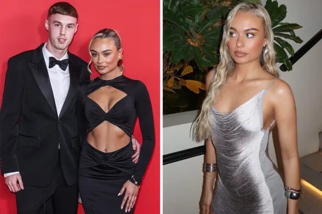 Connie Grace khoe dáng gợi cảm cùng chiếc váy bạc lấp lánh.