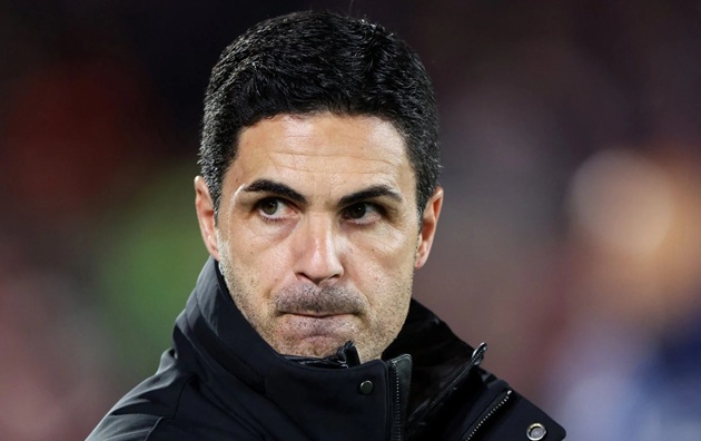 Arteta đã được hậu thuẫn ở Arsenal.