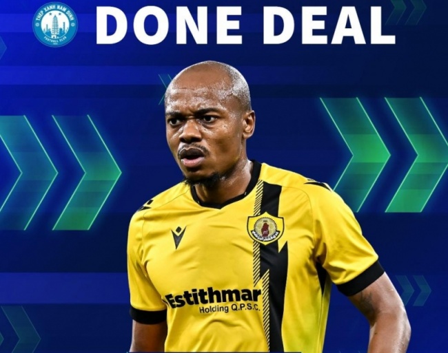 Transfermarkt xác nhận thương vụ Percy Tau của Nam Định.