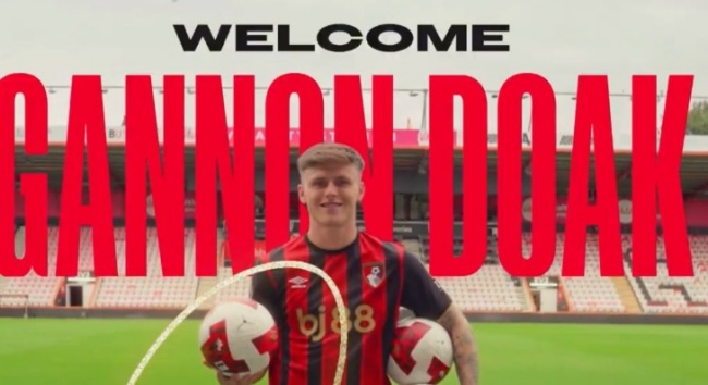 Ben Doak gia nhập Bournemouth.