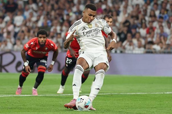 Mbappe có bàn thắng đầu tiên tại La Liga mùa này.
