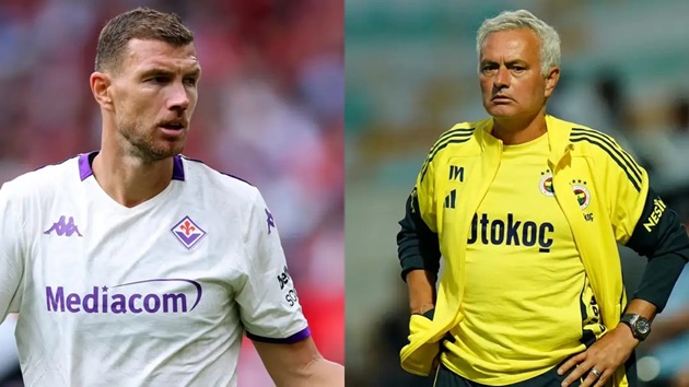 Dzeko từng làm việc với Mourinho.