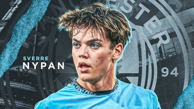 Sverre Nypan là tiền vệ đầy triển vọng của Man City.