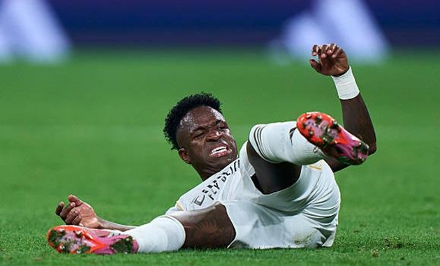 Vinicius Junior đang trải qua giai đoạn sa sút phong độ.