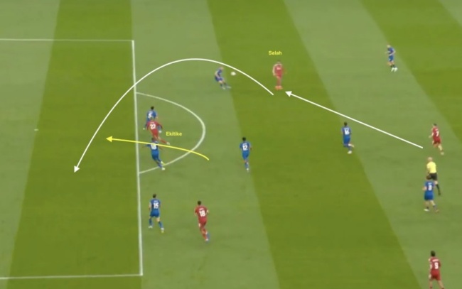 Ekitike di chuyển thông minh.