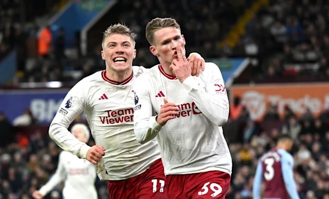 McTominay và Hojlund ở MU.
