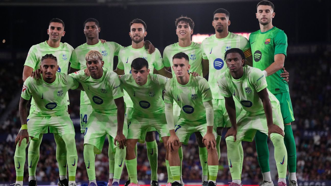 Barca vẫn đang phải mặc mẫu áo đấu mùa trước.