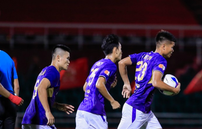 Hàng công của Hà Nội FC chưa đáp ứng được kỳ vọng. Ảnh: Hà Nội FC.