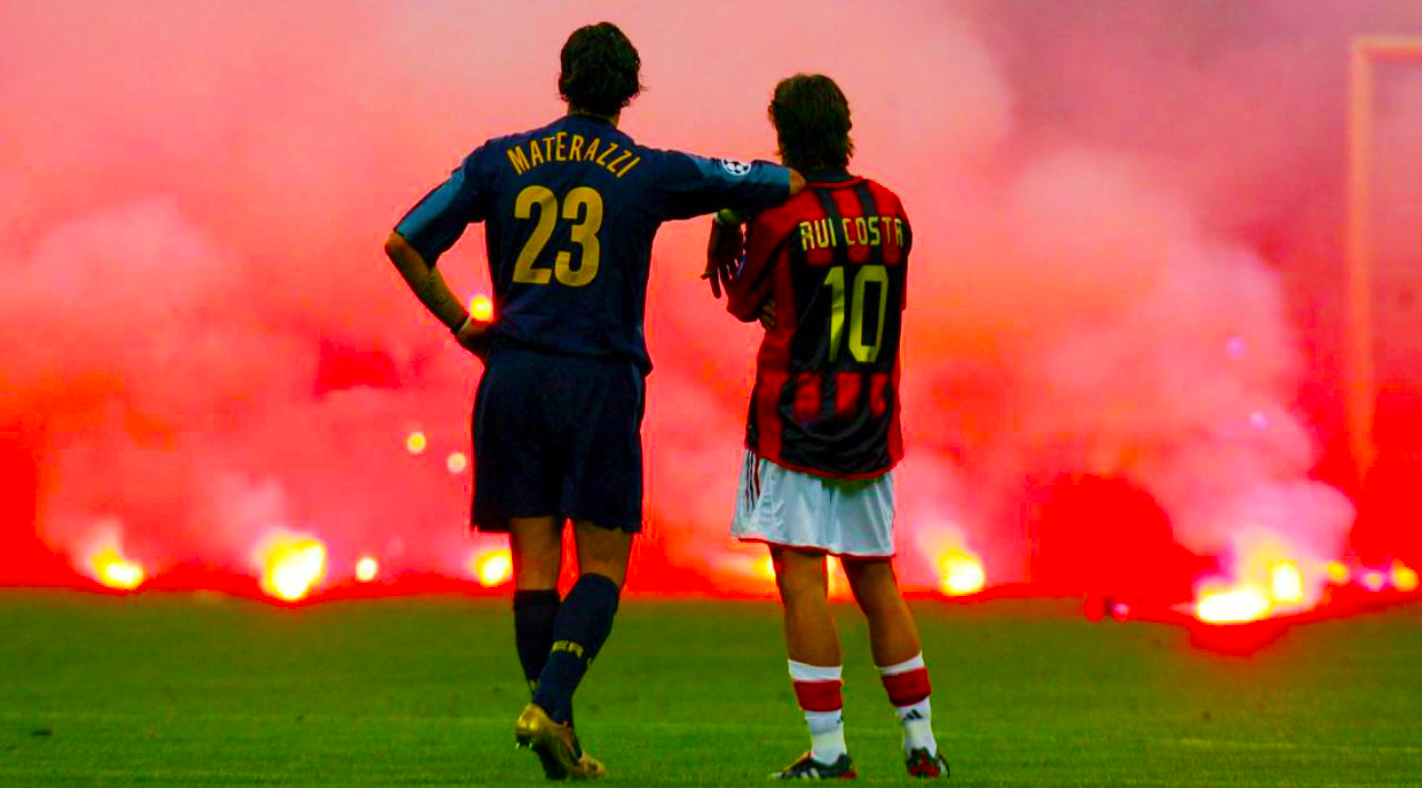 Màu áo của Inter Milan được sinh ra bởi sự kình địch với đối thủ cùng thành phố
