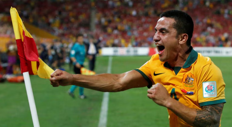 Cựu tiền đạo Tim Cahill nổi tiếng với màn ăn mừng 